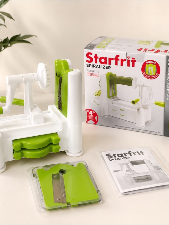 Starfrit Other - Starfrit Spiralizer - White & Lime Green